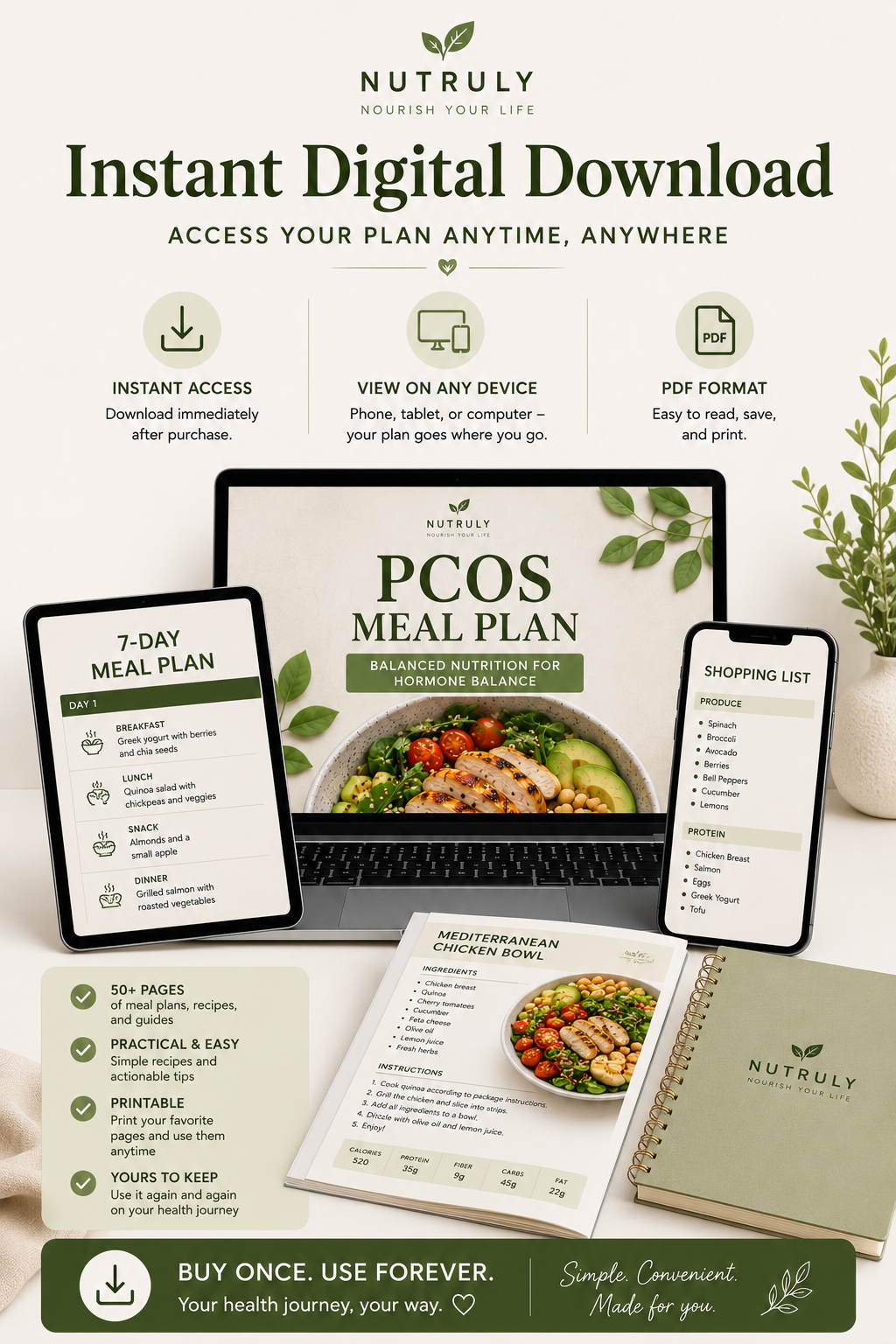 Hormonal Balance & PCOS Nutrition Plan PDF